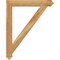 Ekena Millwork Traditional Arts & Crafts Rough Sawn Bracket, Western Red Cedar, 4"W x 32"D x 40"H BKT04X32X40TRA03RWR - alternate 4